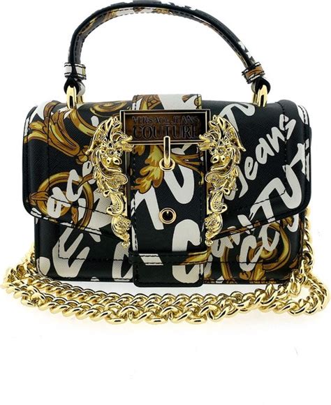 versace jeans couture tas zwart|Versace couture jeans.